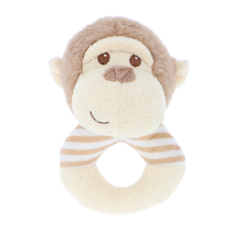 Keel Toys Keeleco Marcel Monkey Ring Rattle 14cm