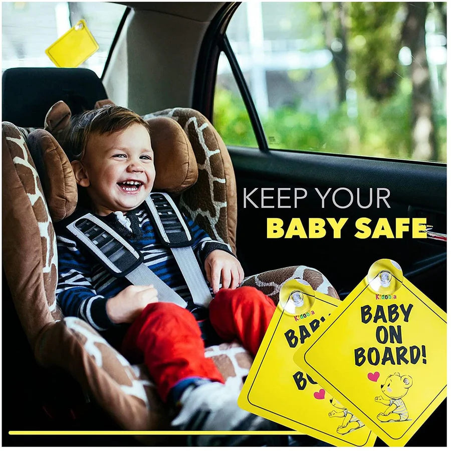 Clippasafe Baby Child on Board Sign