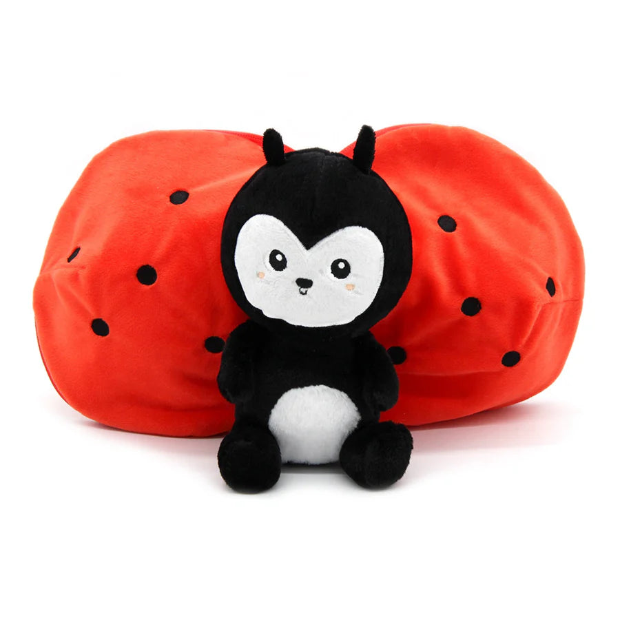 Flipetz Comet The Ladybug & Tomato Plush 2 in 1 Toy