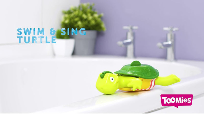 Tomy Bath Toy Swim and Sing Turtle