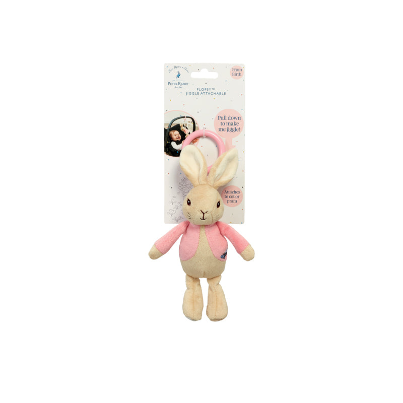 Flopsy Bunny Jiggle Attachable Toy 21cm