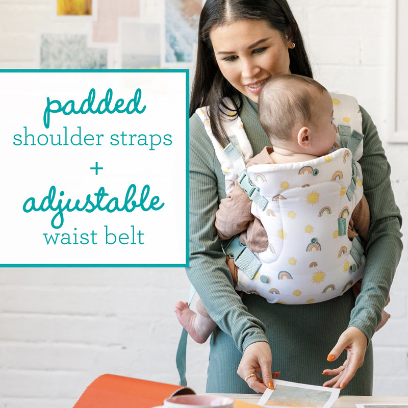 Infantino Flip Advanced 4-in-1 Convertible Baby Carrier Rainbow Print