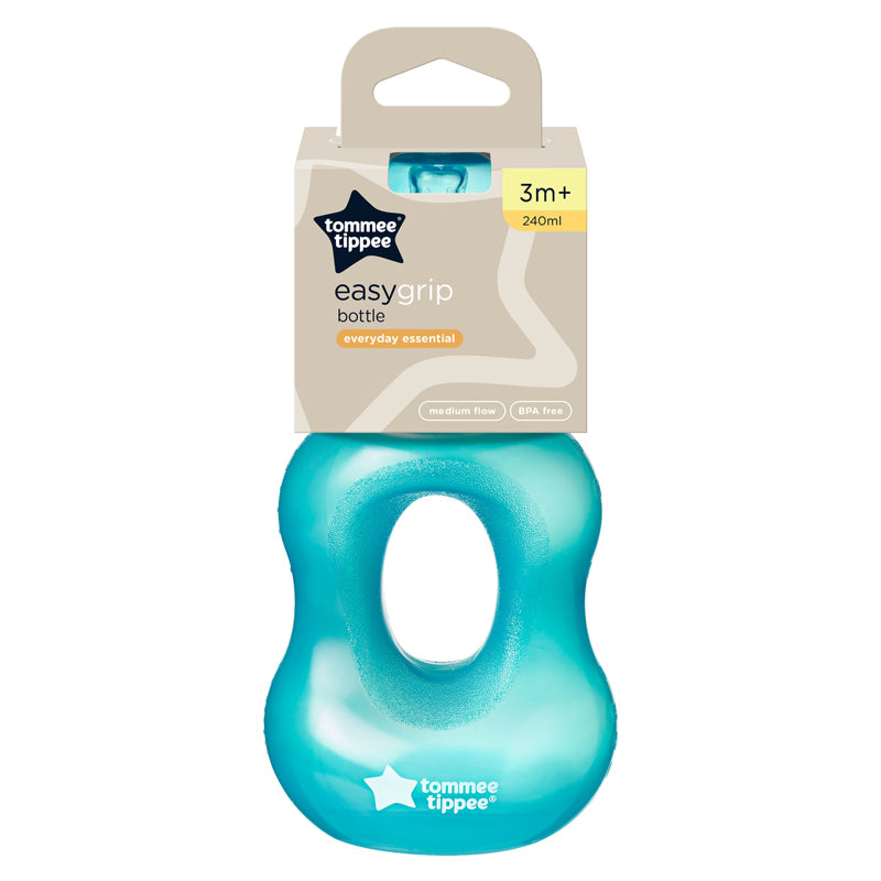 Tommee Tippee Essentials Nipper Gripper Bottle Pack of 3 Assorted