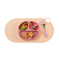 Vital Baby NOURISH Silicone Suction Plate Blush Raspberry