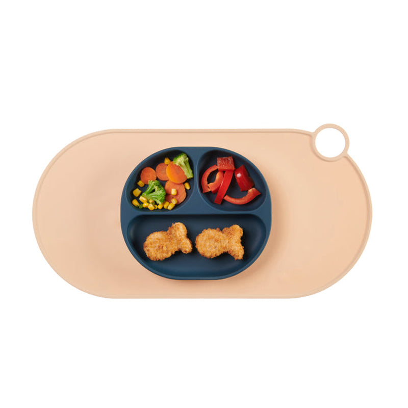 Vital Baby NOURISH Silicone Suction Plate Moody Blue