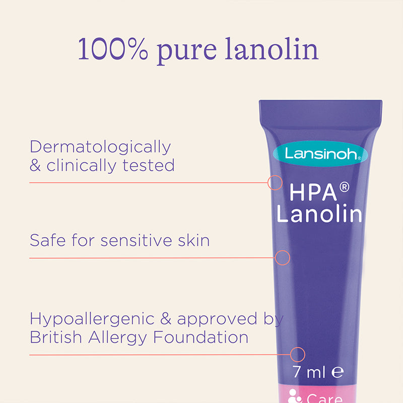 Lansinoh HPA Lanolin Minis Nipple Cream 7ml 3Pk