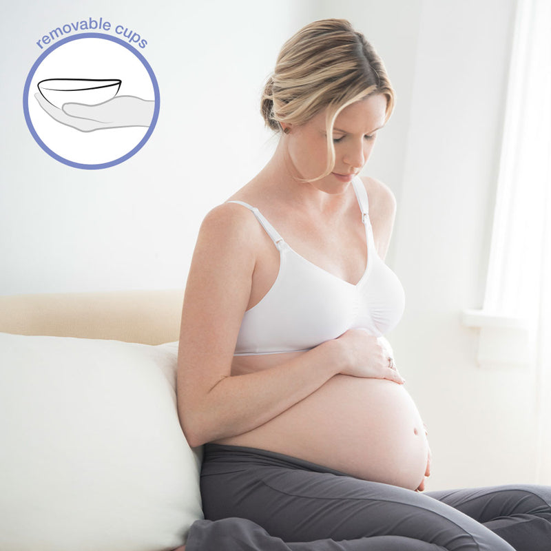 Medela Comfy Maternity & Nursing Bra White Small