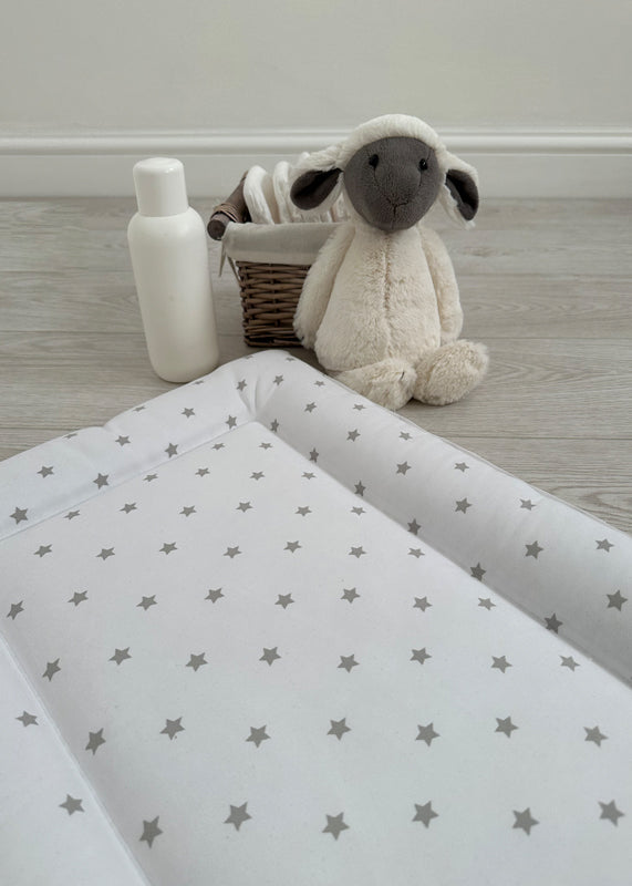 East Coast Eco-Sonic Baby Changing Mat Grey Stars