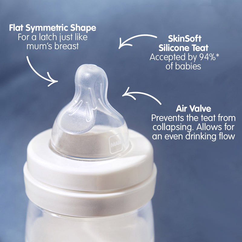 MAM Newborn Anti-Colic Bottle Starter Set Blue