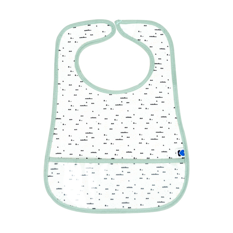 Kikka Boo Eva Terry Bib With Catcher Savanna Mint 3Pk