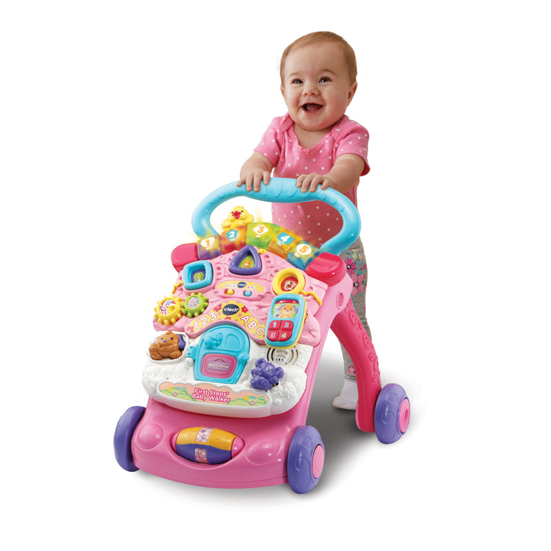 VTech First Steps Baby Walker Pink