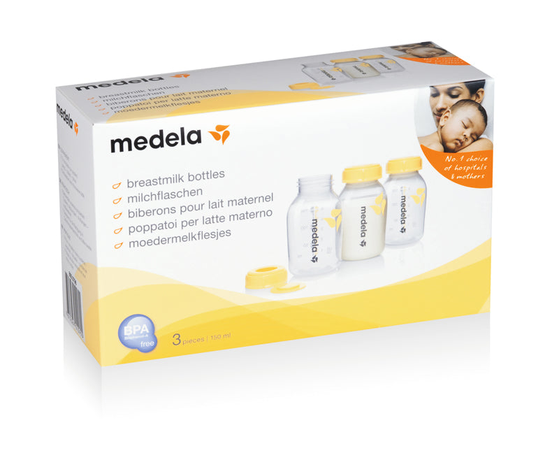 Medela Breastmilk Storage Bottles 150ml 3Pk
