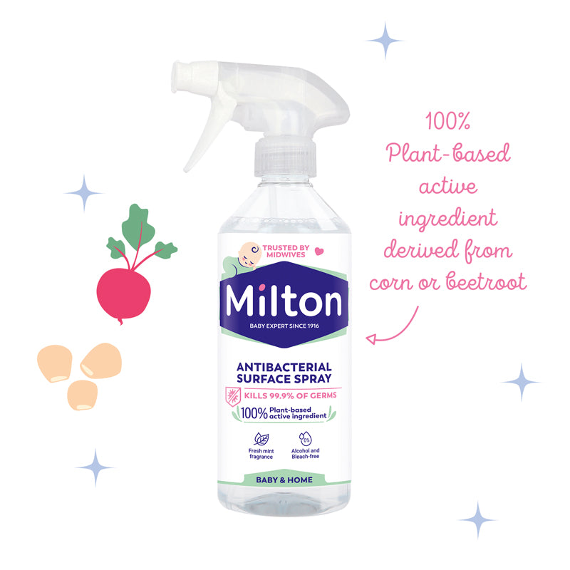 6x Milton Antibacterial Surface Spray 500ml
