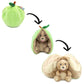 Flipetz Crocket The Dog & Apple Plush 2 in 1 Toy