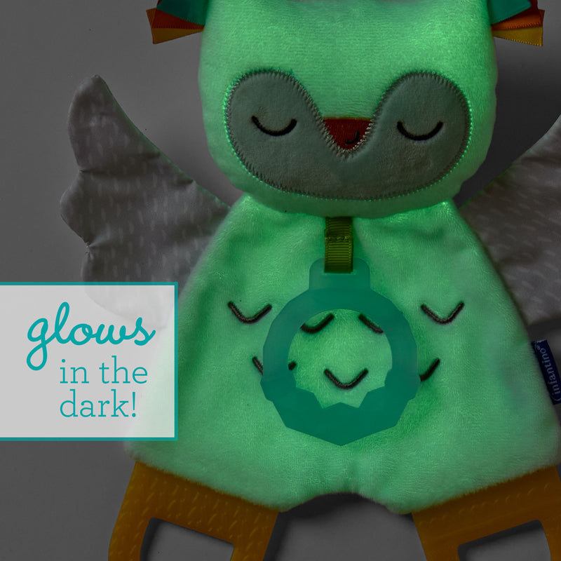 Infantino Glow-In-The-Dark Cuddly Pal With Teether