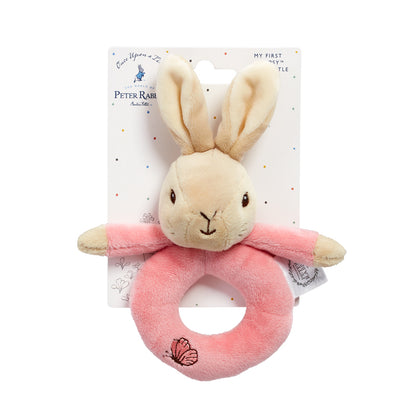 Peter Rabbit & Flopsy Bunny Plush Ring Rattles