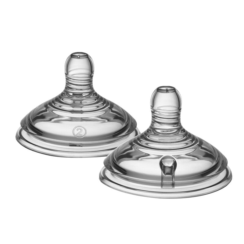 Tommee Tippee Closer to Nature Teat Medium Flow 2Pk