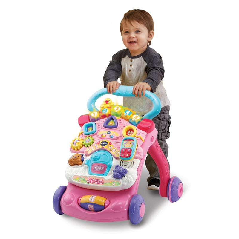 VTech First Steps Baby Walker Pink