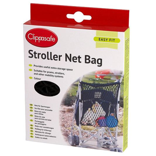 Clippasafe Stroller Net Bag Black