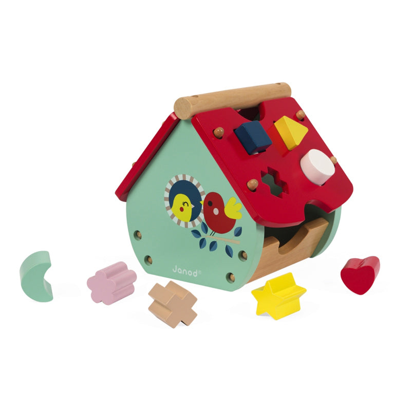 Janod Baby Forest House Shape Sorter