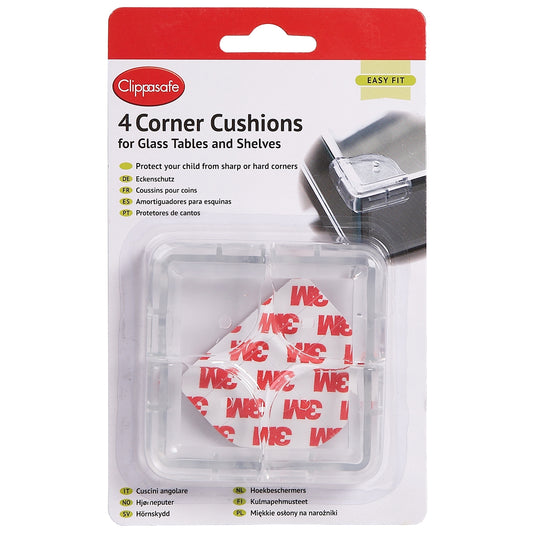 Clippasafe Corner Cushion For Glass Tops Pack of 4