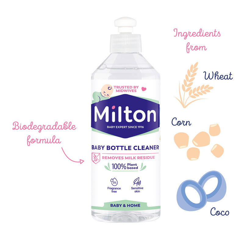 6x Milton Baby Bottle Cleaner 500ml