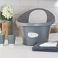 Shnuggle Bath With Bum Bump And Plug in Slate Grey