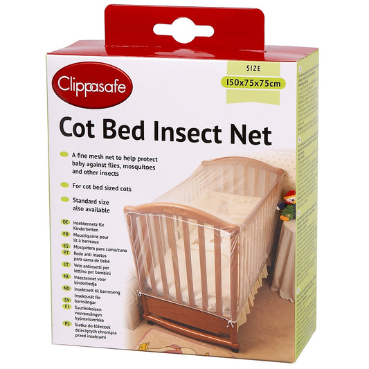 Clippasafe Insect Net Cot Bed Size