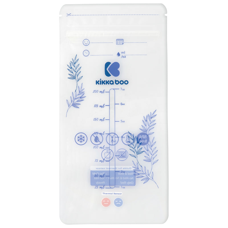 Kikka Boo Milk Storage Bags With Temperature Sensor 50Pk