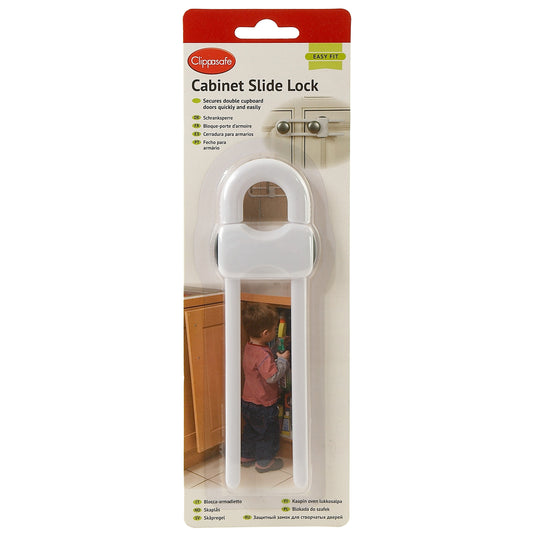 Clippasafe Home Safety Cabinet Slide Lock Premium + Range