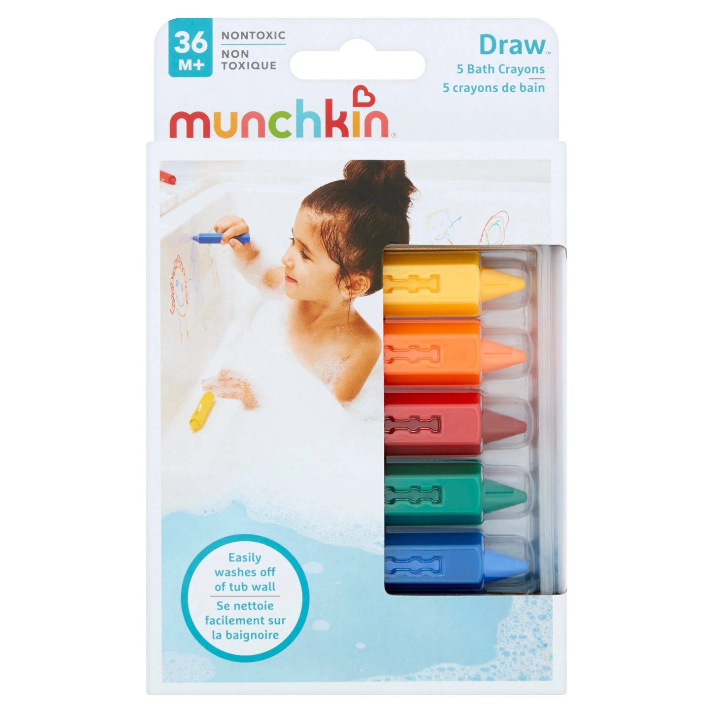 Munchkin Bath Time Crayons 5Pk