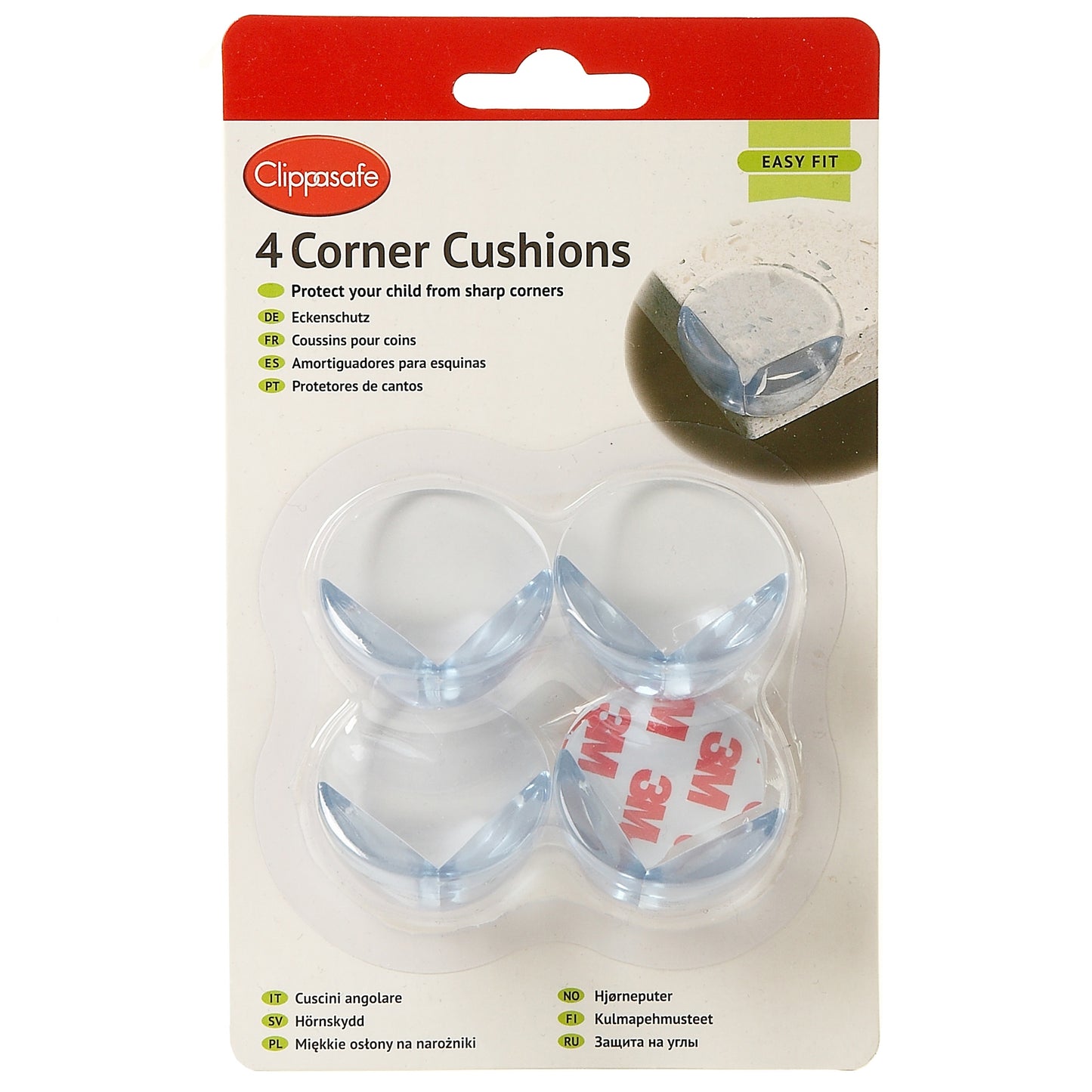 Clippasafe Home Safety Corner Cushions 4pk