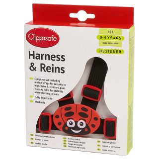 Clippasafe Harness & Rein Designer Ladybird