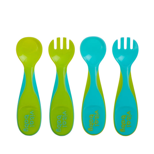 Vital Baby NOURISH Chunky Cutlery Set Pop 4Pk