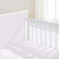 Breathable Baby Two Sided Airflow Mesh Cot Liner White