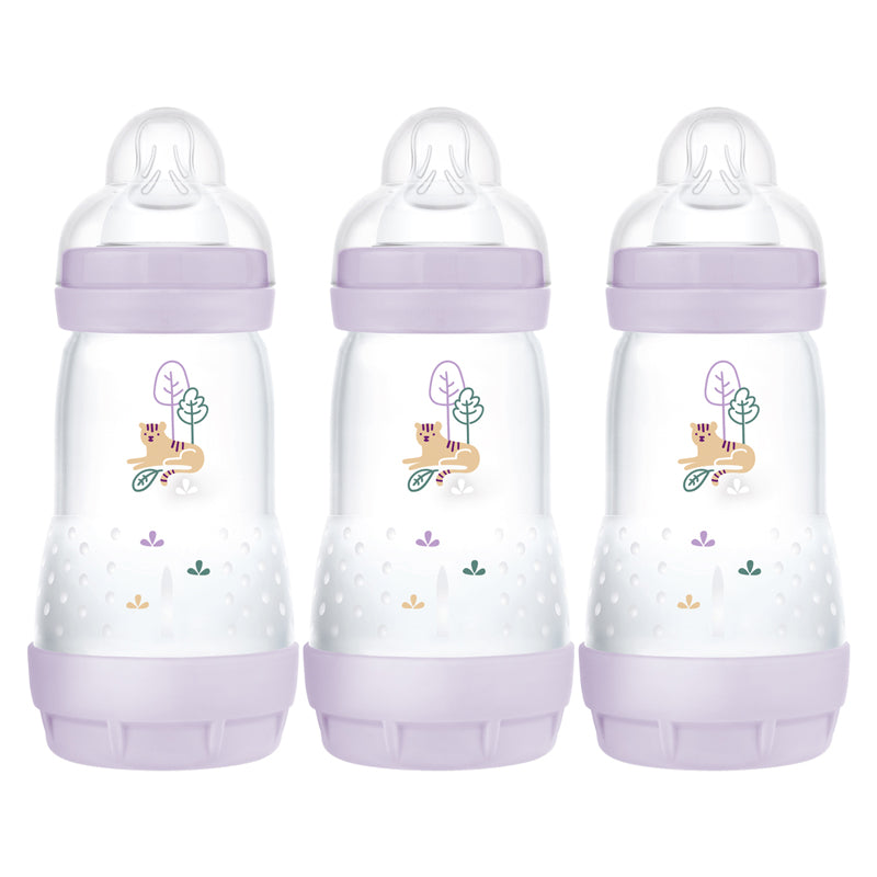 MAM Easy Start Anti-Colic Bottle Lilac Pink 260ml 3Pk