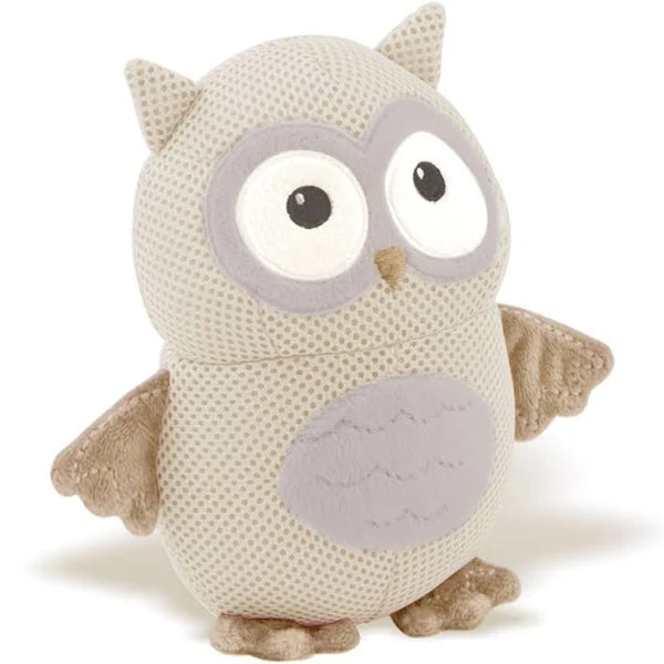 Breathable Baby Toy Owl Grey