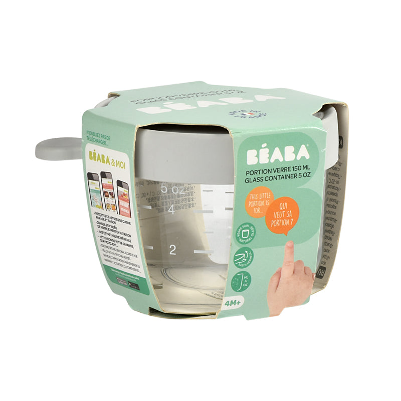 Beaba Glass Storage Jar 150ml Light Mist