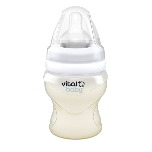 Vital Baby NURTURE Silicone Feed Assist Feeding Bottle 150ml