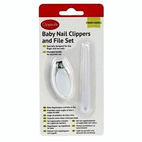 Clippasafe Baby Clippers and Nail File Set
