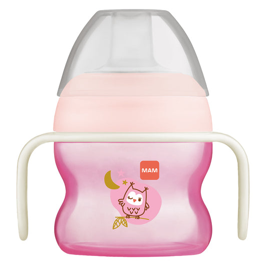 MAM Starter Cup & Glow with Handles Pink 150ml