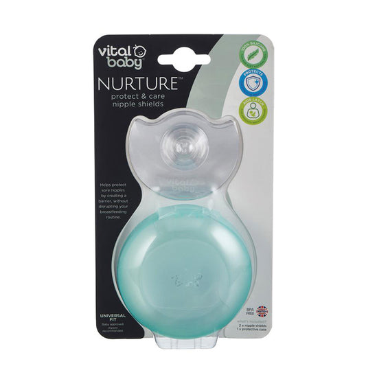 Vital Baby NURTURE Protect & Care Nipple Shields 2Pk
