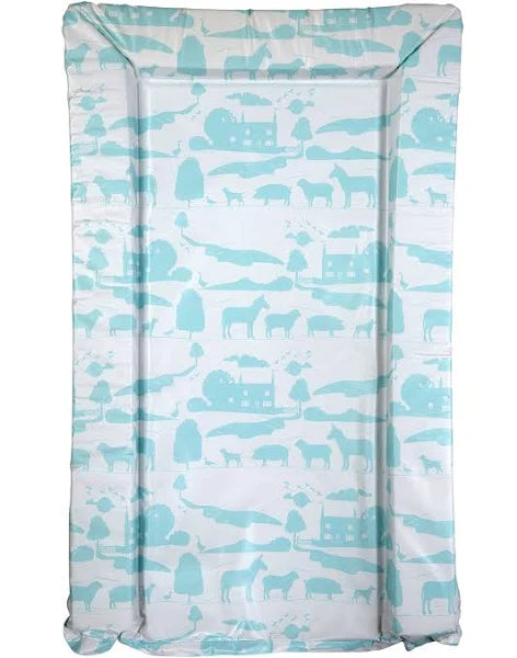 East Coast Nursery Changing Mat On The Farm Aqua