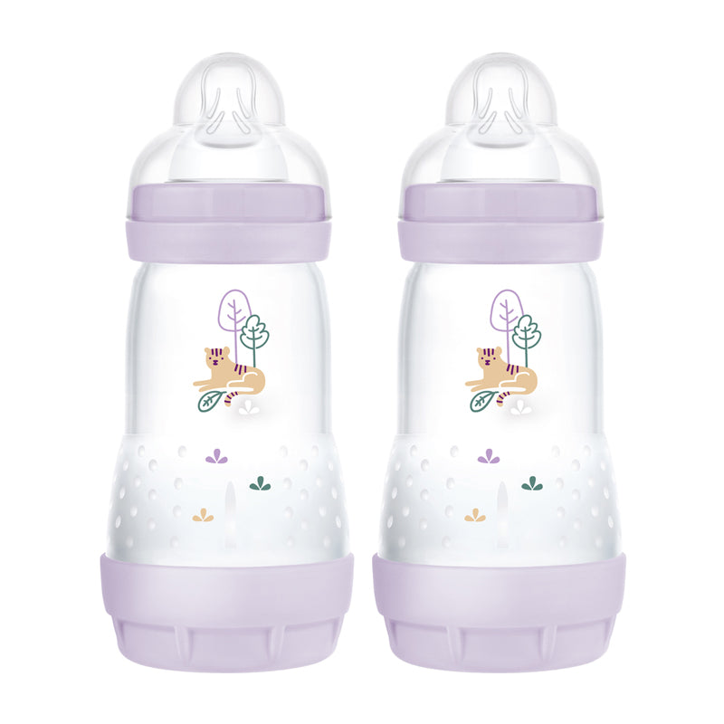 MAM Easy Start Anti Colic Bottle Lilac Pink 260ml 2Pk