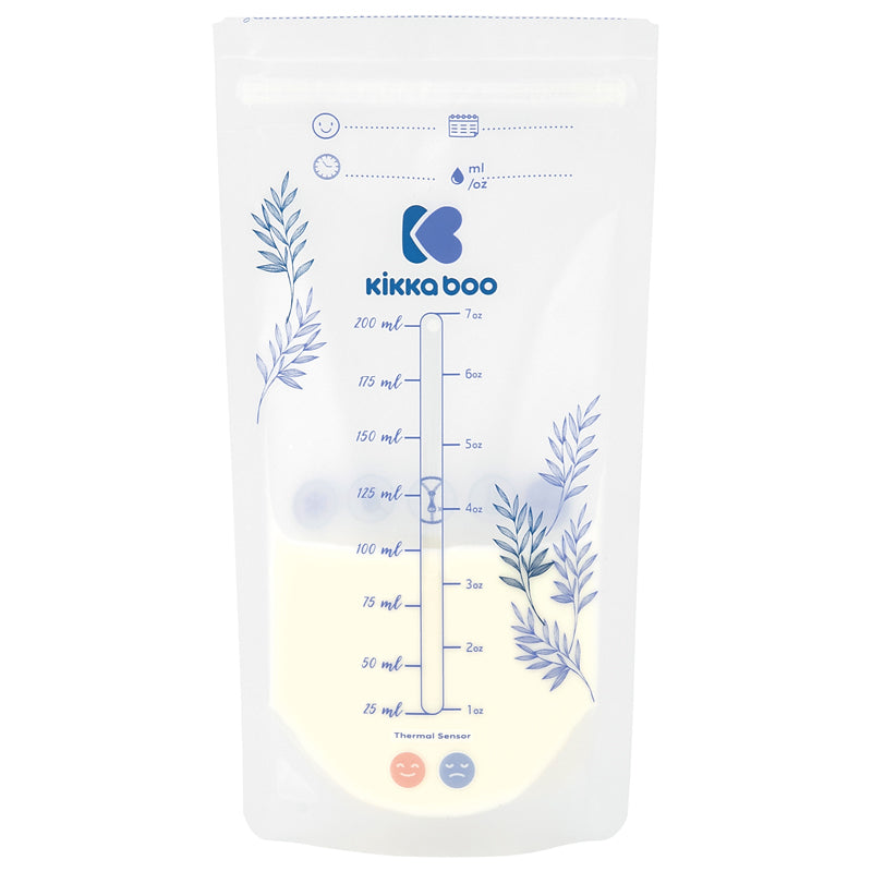 Kikka Boo Milk Storage Bags With Temperature Sensor 25Pk