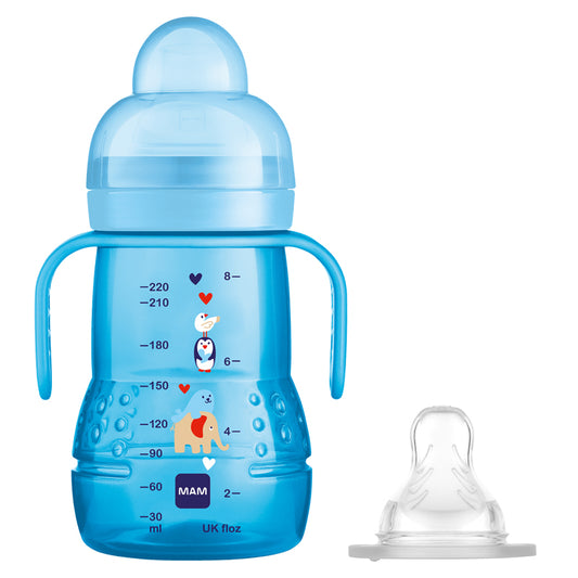 MAM Trainer Cup 2 in 1 Blue 220ml