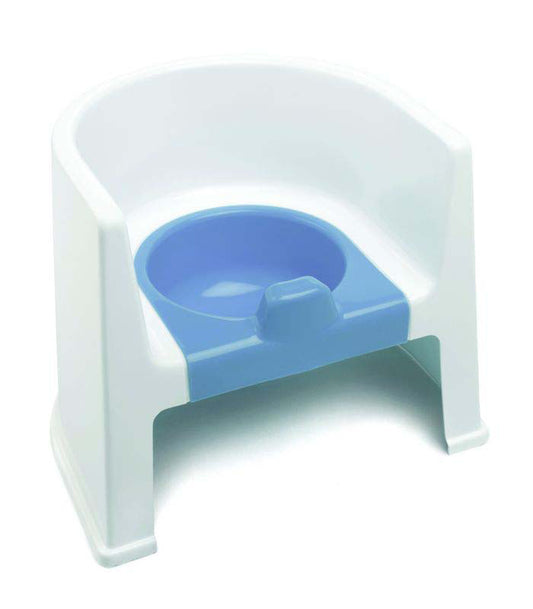 The Neat Nursery Co. Potty Chair White Blue