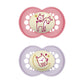 MAM Night Soother Pink 16m+ 2Pk