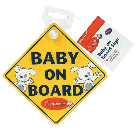 Clippasafe Baby Child on Board Sign