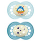MAM Night Soother Blue Astro 16m+ 2Pk